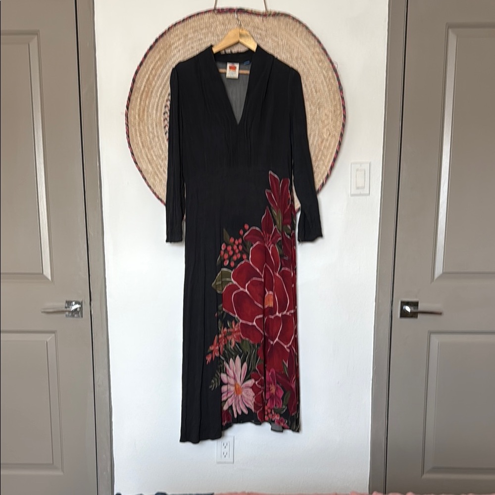 FARM Rio Long Sleeve Floral Dress